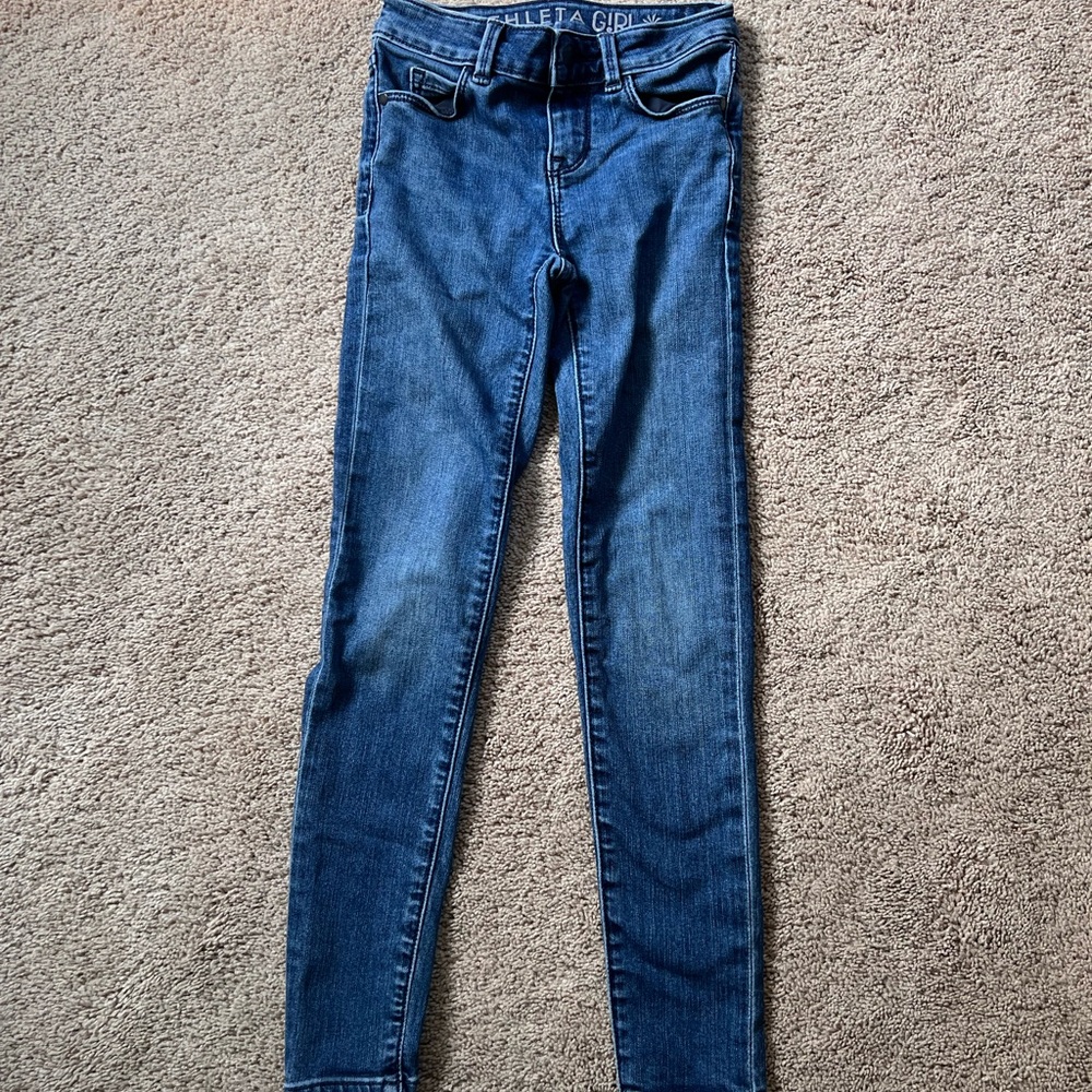 Athleta Girl Size 7 School Day Jean Dark Wash